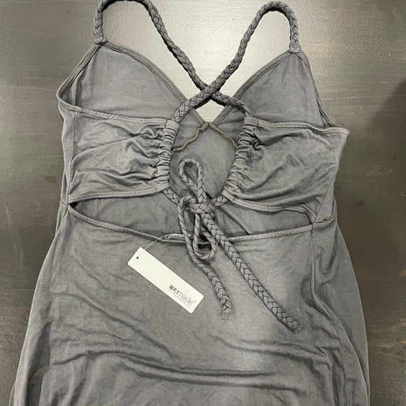 NWT LAmade High Low Braided Open Back Dress Sz Medium - Picture 5 of 5